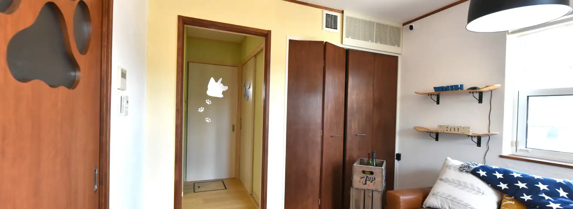 ドアの設置イメージ