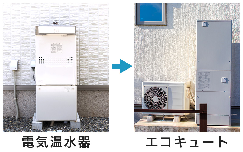 電気温水器をエコキュートに入替